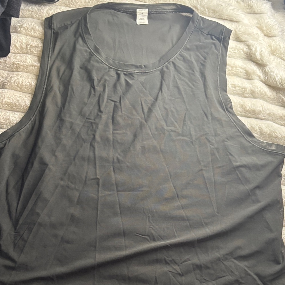 Athleta Black Muscle Tee